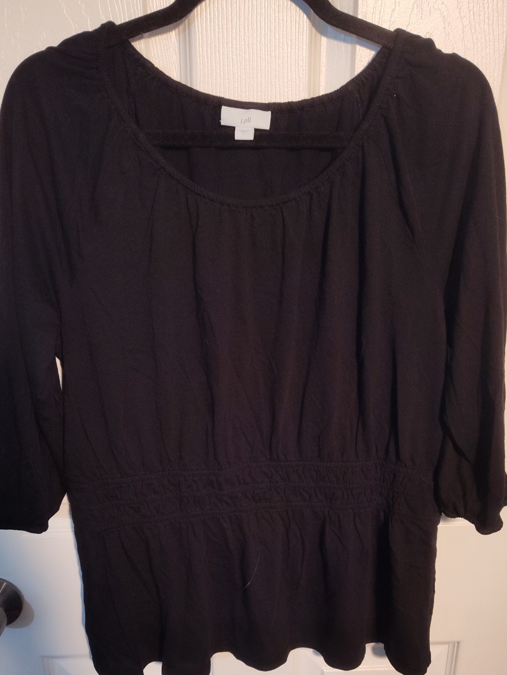 J. Jill Black Women's Peasant-Style Tunic
